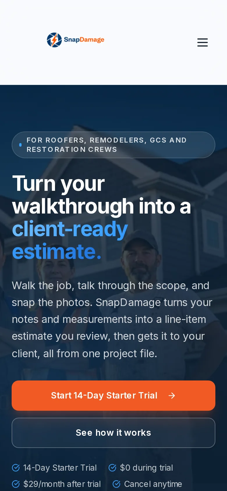 SnapDamage on a phone